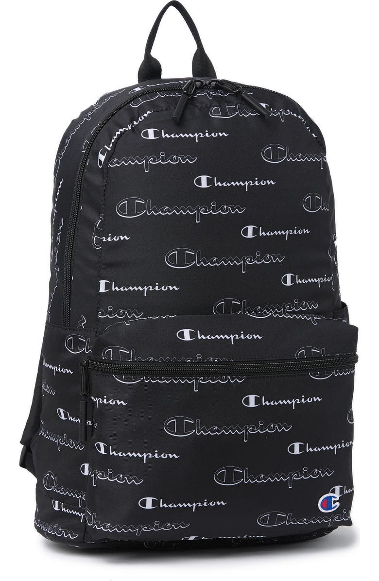 Champion Asher Logo Print Backpack, Alternate, color,