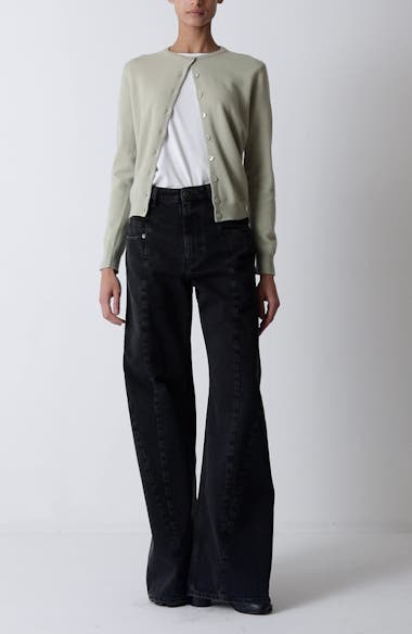 Maison Margiela Décortiqué Wide Leg Jeans | Nordstrom