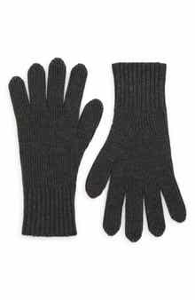 Vince Shaker Stitch Wool & Cashmere Gloves