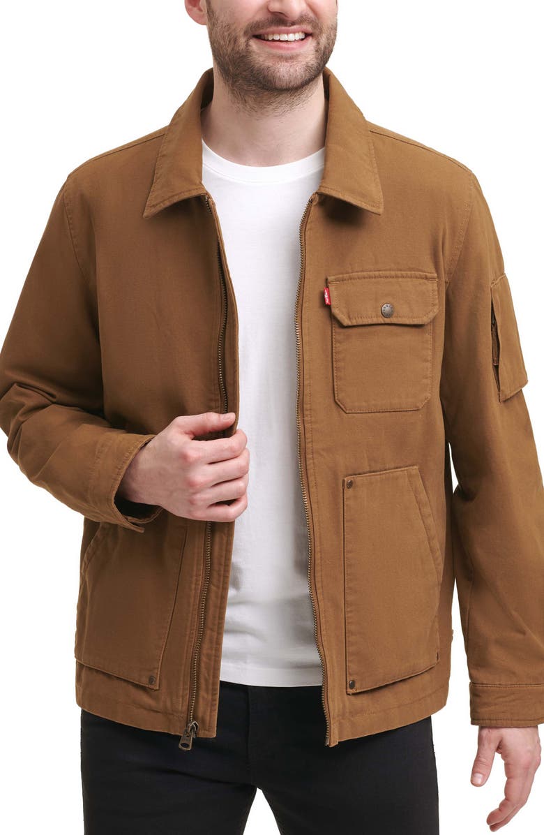 Levi's<sup>®</sup> Cotton Canvas Chore Coat, Main, color,