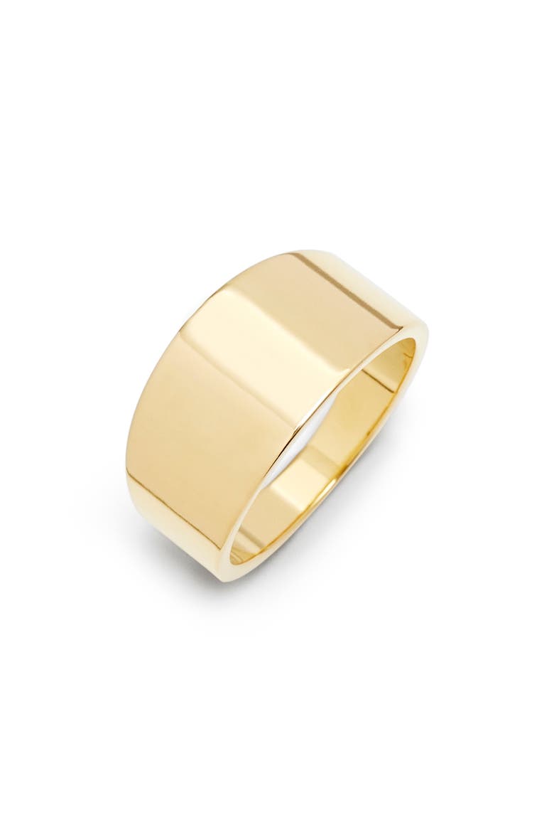 Riley Tapered Band, Main, color, GOLD