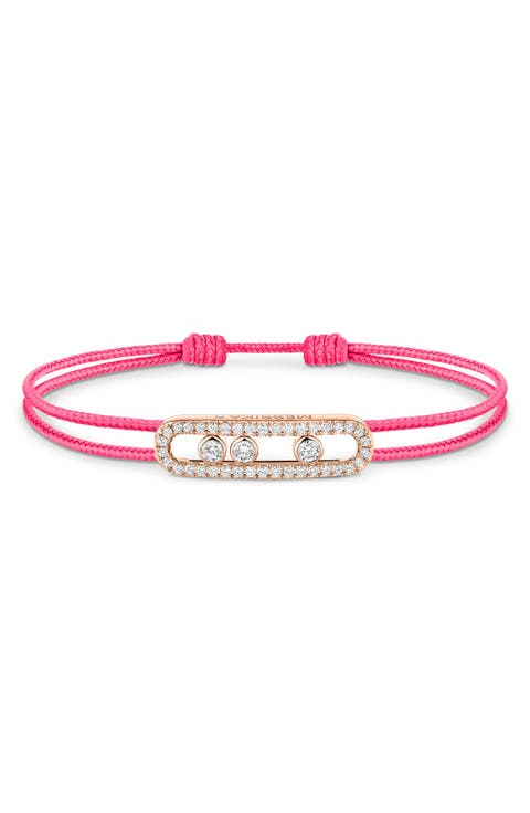 Care Pavé Diamond Friendship Bracelet