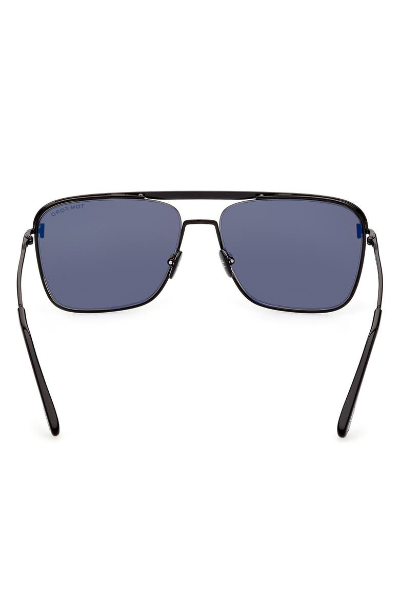 TOM FORD Jake 60mm Navigator Sunglasses, Alternate, color, 