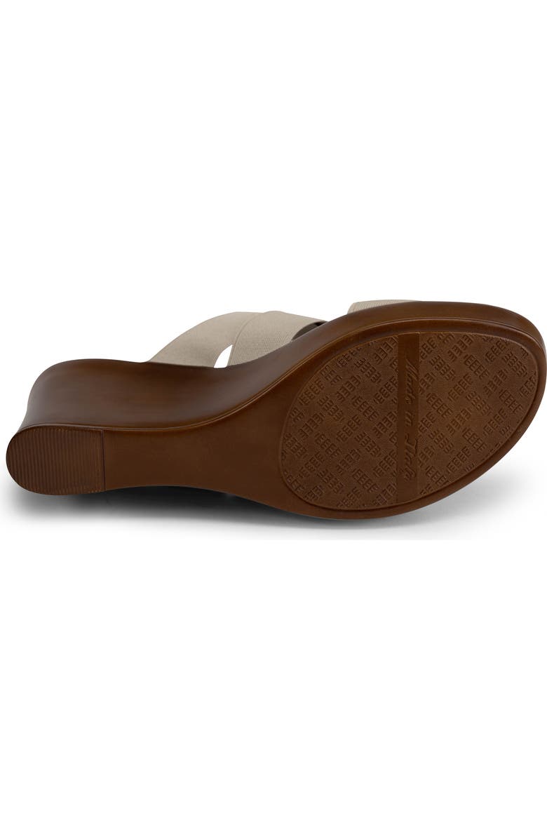 ITALIAN SHOEMAKERS Celsi Wedge Slide Sandal, Alternate, color, Taupe