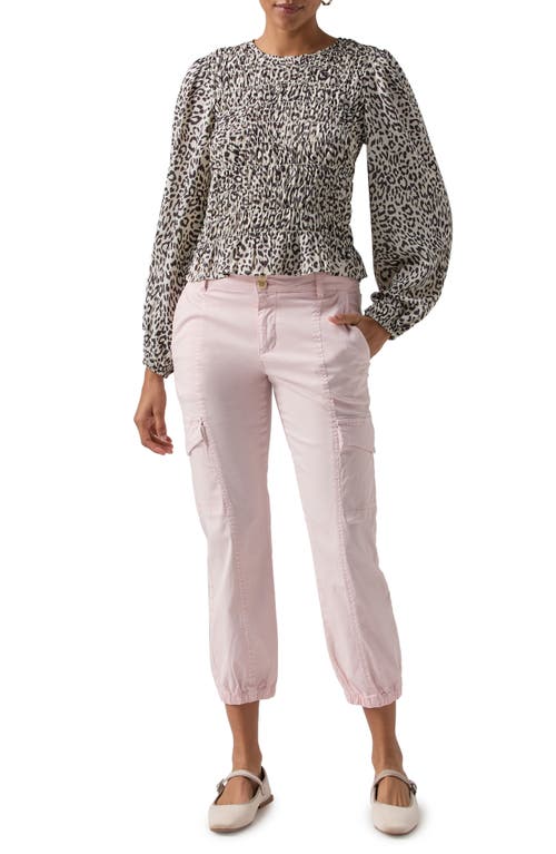 SANCTUARY SANCTUARY GET TOGETHER FLORAL SMOCKED TOP