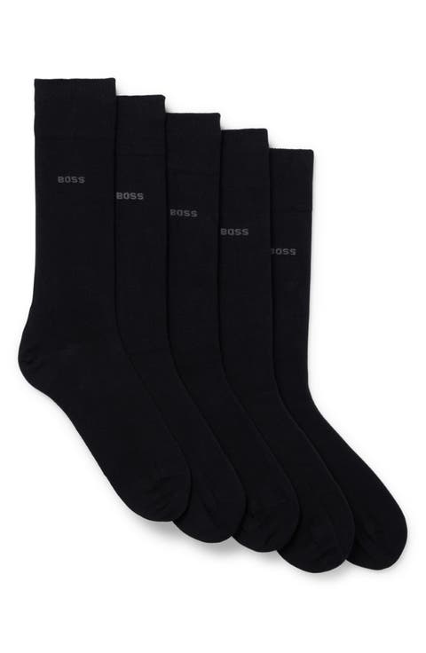 5-Pack Solid Dress Socks