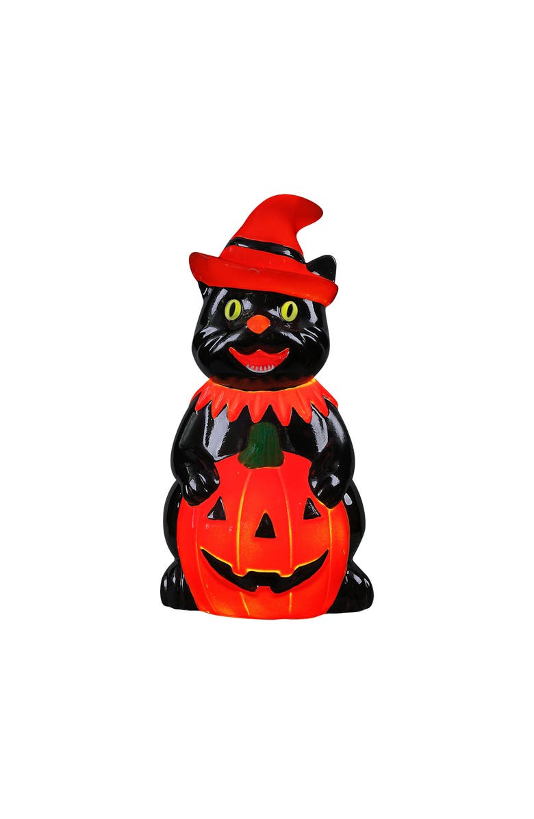 Mr. Halloween 18 in. Outdoor Cat Lit Blow Mold, Main, color, Multicolor