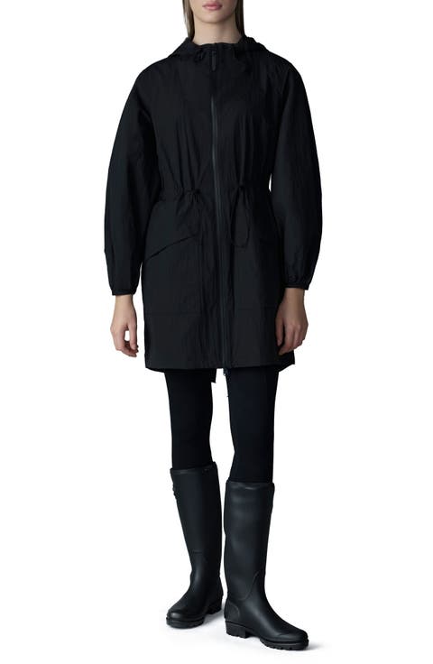 Alyster Packable Recycled Nylon Raincoat