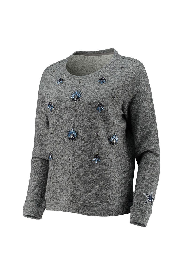 Women's Gray Dallas Cowboys Amal Pullover Sweater, Alternate, color, Gray