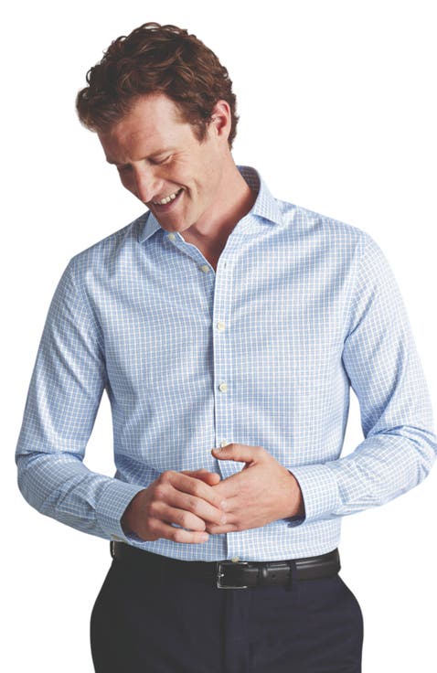 Non-Iron Twill Check Shirt