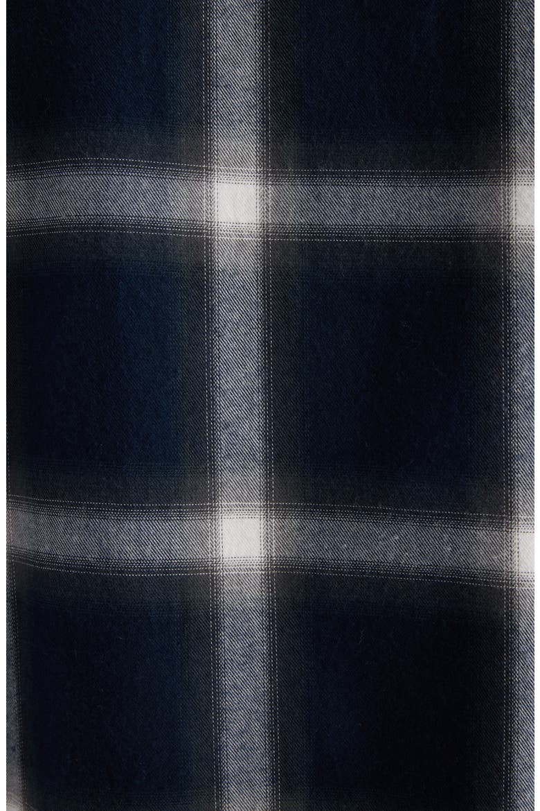 Setar Shadow Check Long Sleeve Flannel Button-Up Shirt, Alternate, color, NAVY MULTI