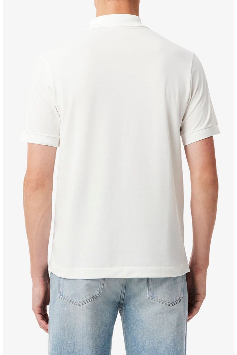 Essentials Classic Fit Cotton Blend Piqué Polo, Alternate, color, WHITE