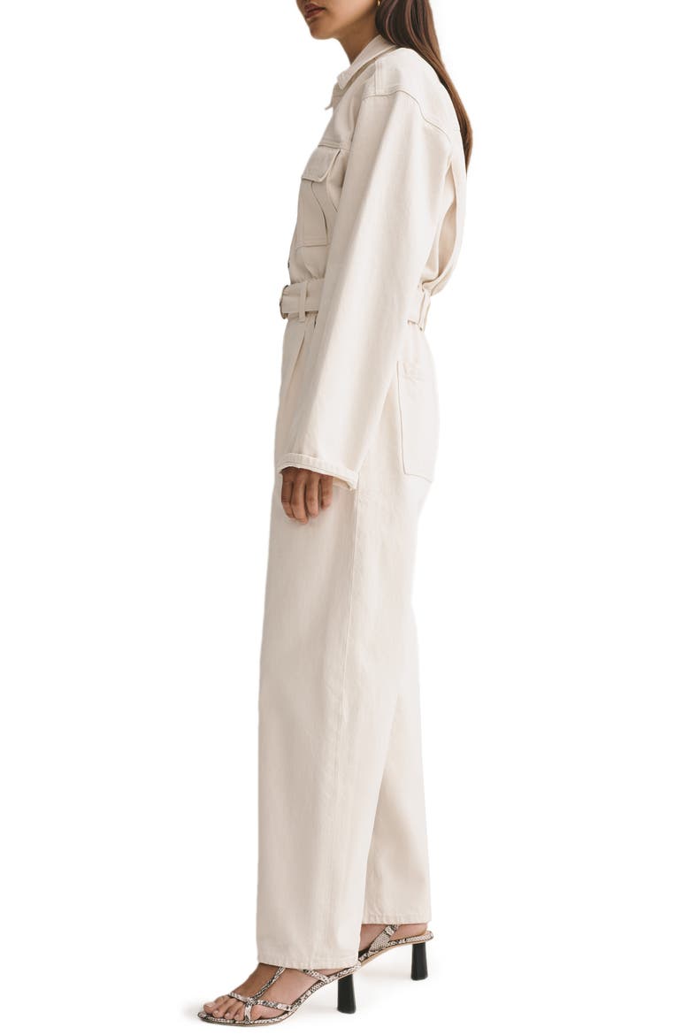 Tatum All in One Denim Jumpsuit, Alternate, color, PAPER