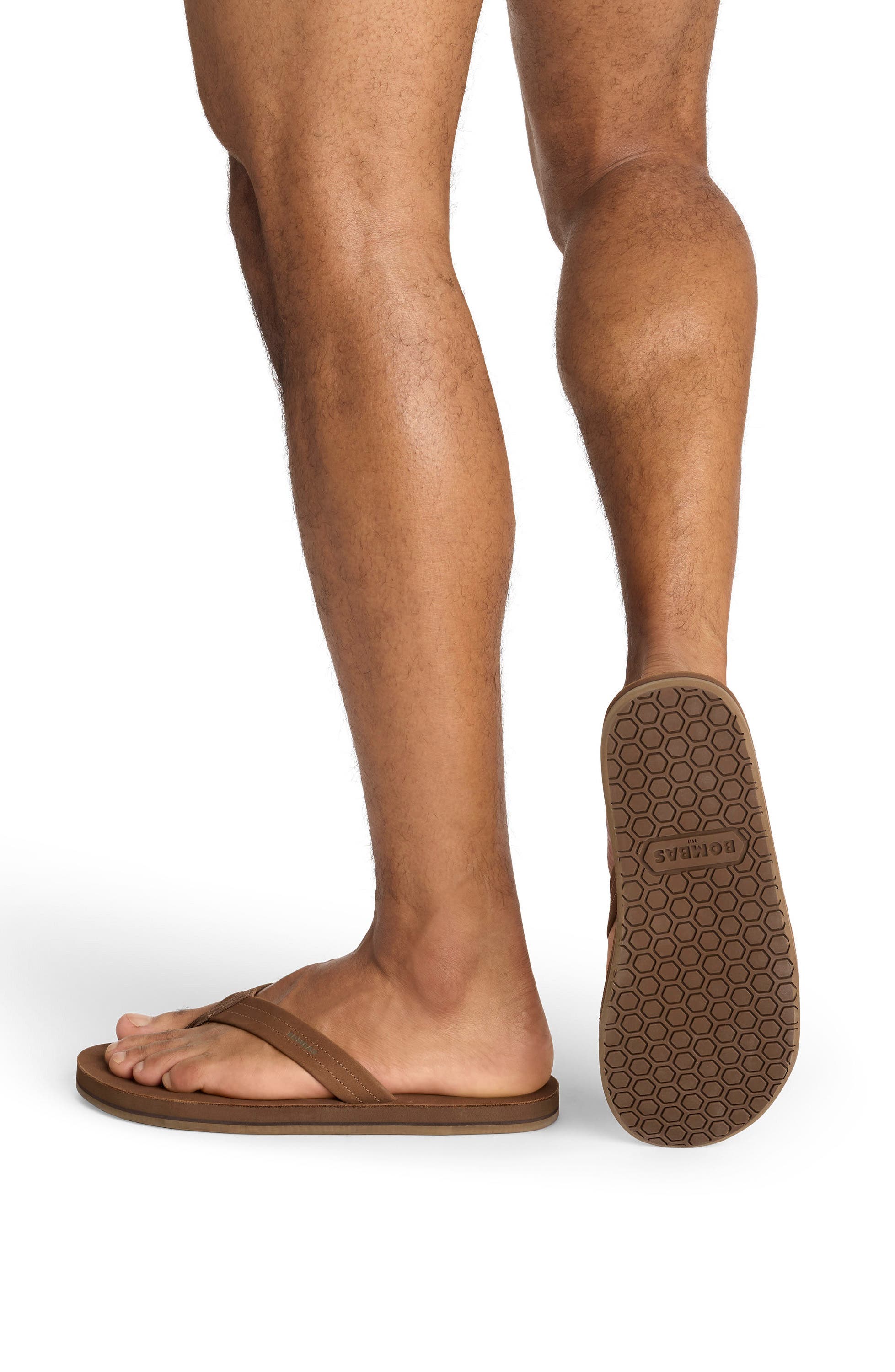 Sunrise Leather Flip Flop, Alternate, color, CAMEL BROWN