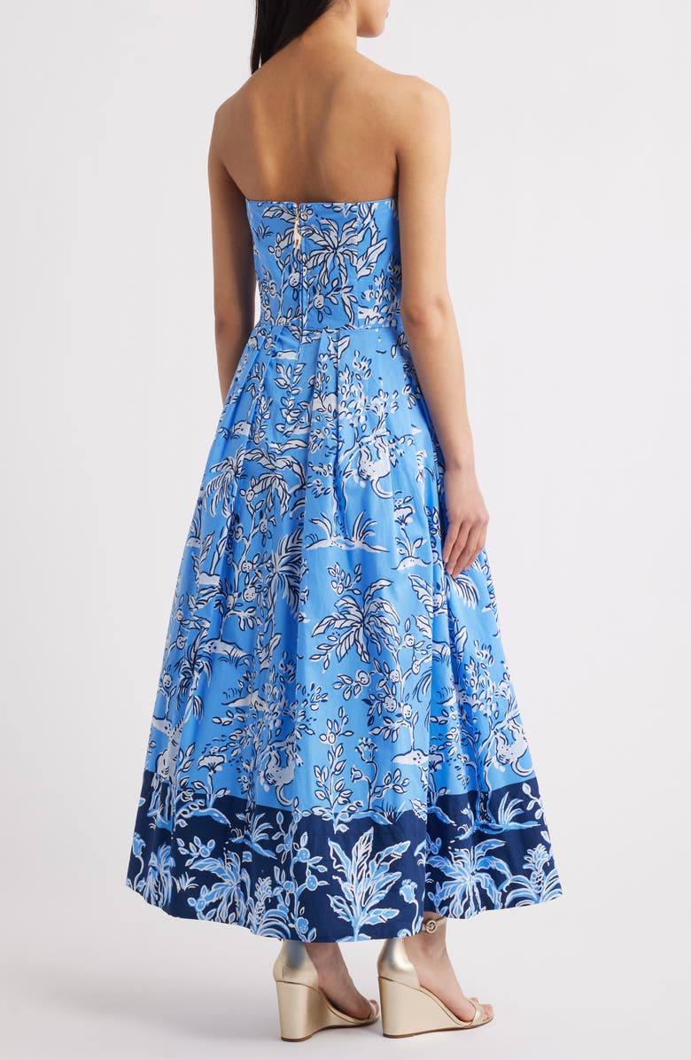 Lilly Pulitzer<sup>®</sup> Kenni Strapless Fit & Flare Dress, Alternate, color, 