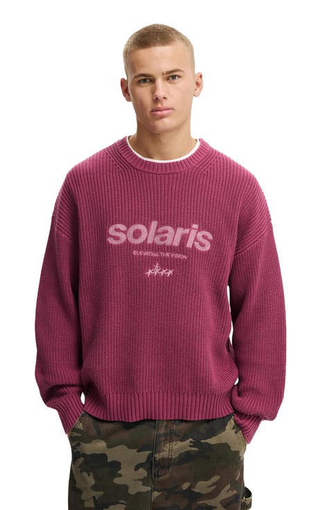 Men's Box Fit Crew Knit