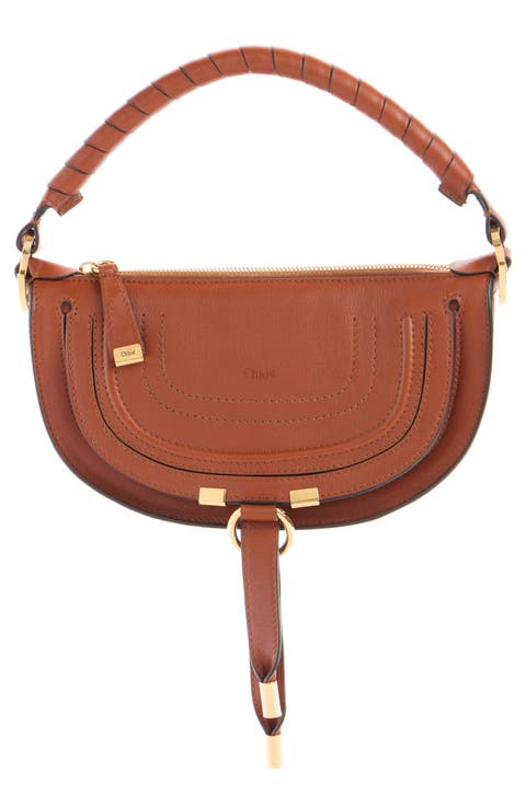 Mini Marcie Leather Camera Shoulder Bag