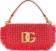 Dolce&Gabbana Faux Raffia Shoulder Bag