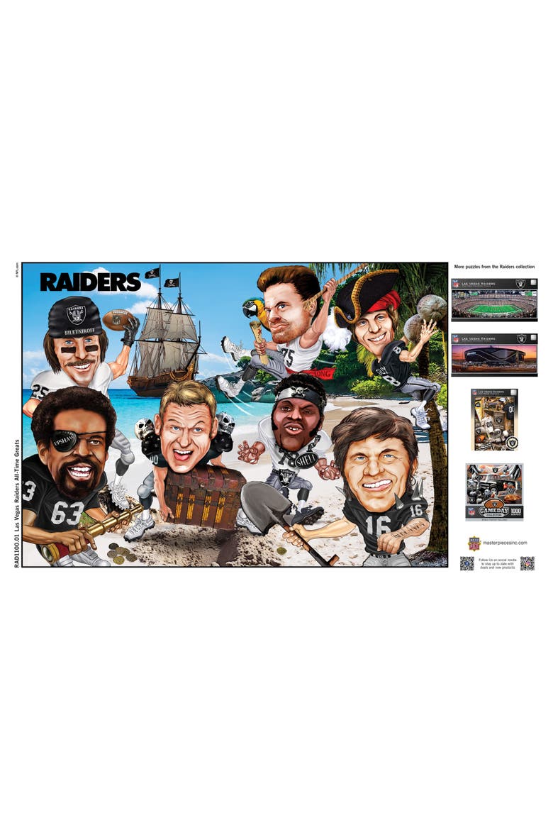 Las Vegas Raiders 500 Piece Puzzle, Alternate, color, Multicolor
