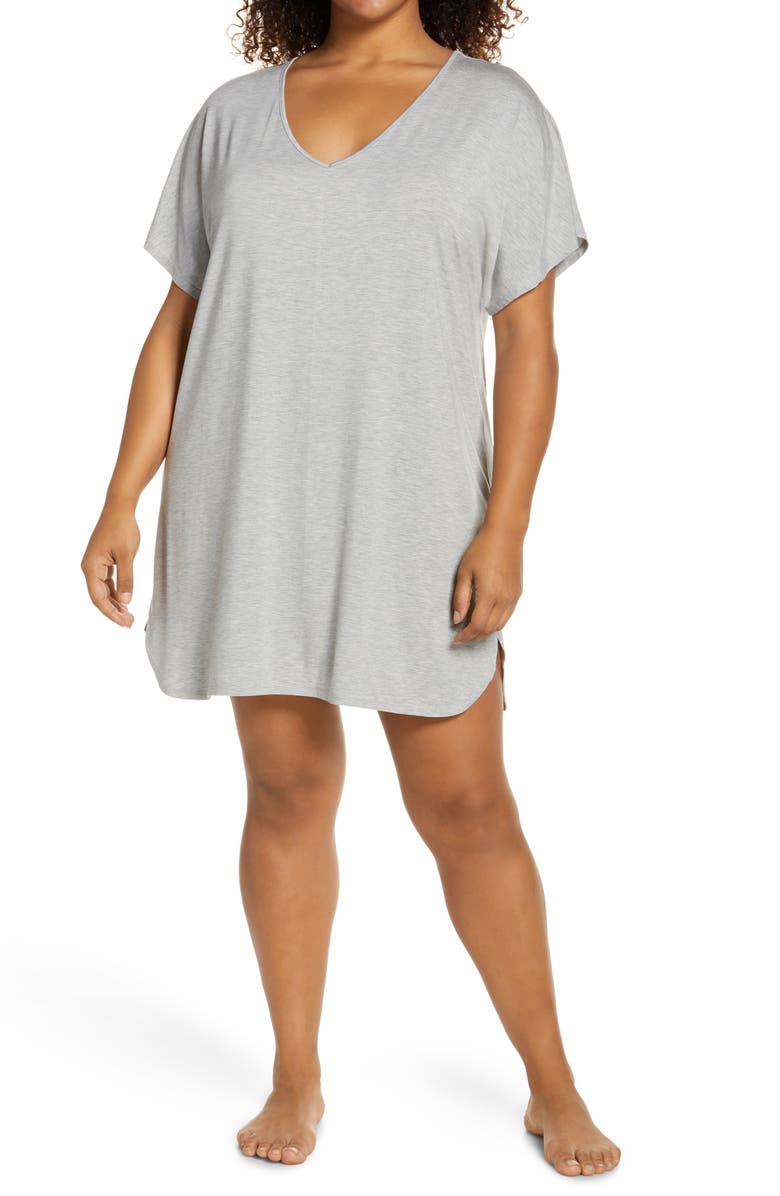 Nordstrom Moonlight Dolman Sleeve Nightshirt, Main, color, 