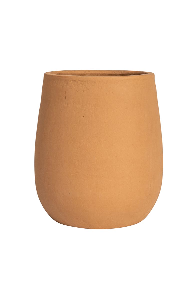 Boho Terracotta Crock, Distressed Finish, Alternate, color, Orange