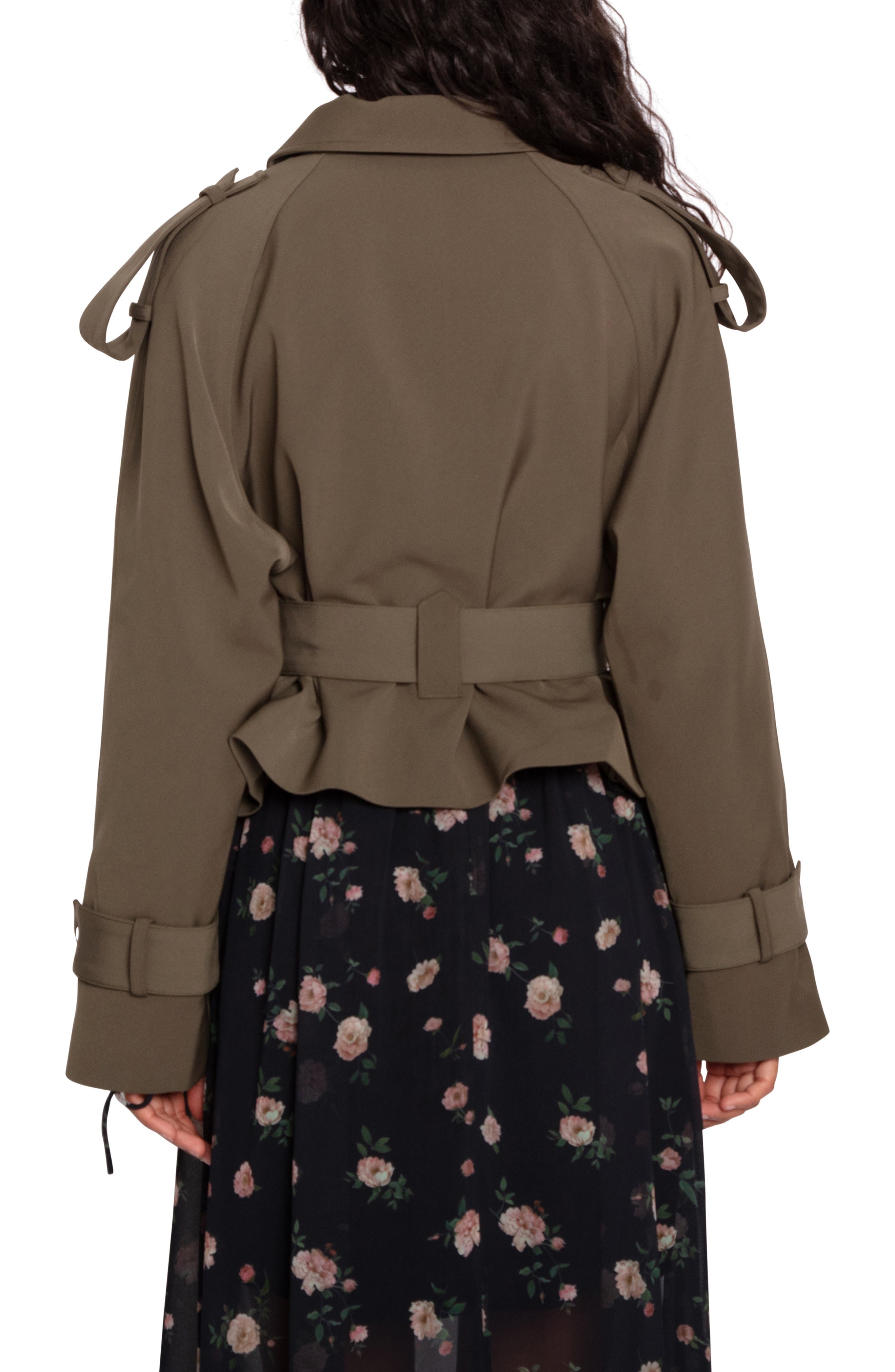 Fast Car Crop Trench Coat - image 2