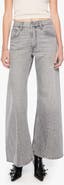 MOTHER The Lemon Twist Sneak Wide Leg Jeans
