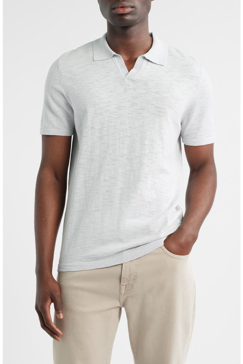 South Shore Johnny Collar Polo, Main, color, LIGHT GREY