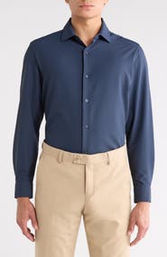 DYLAN PARK Slim Fit Performance 4-Way Stretch Dress Shirt