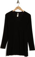 GO COUTURE V-Neck Tunic Sweater