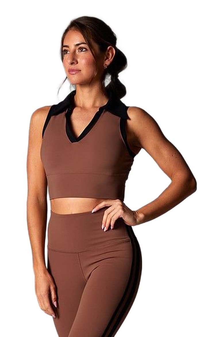 Contrast Polo Tank, Alternate, color, CLOVE EBONY