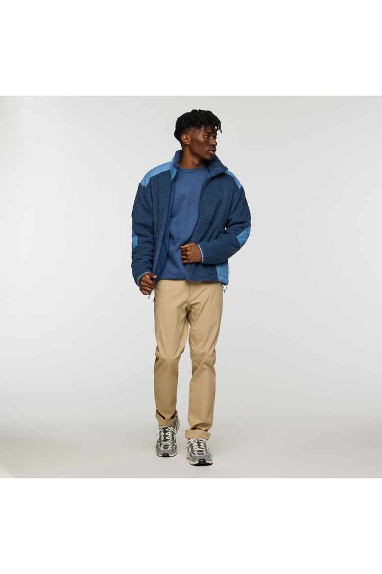 Bacano Fleece Jacket - Men's, Alternate, color, Deep Sea and Fjord