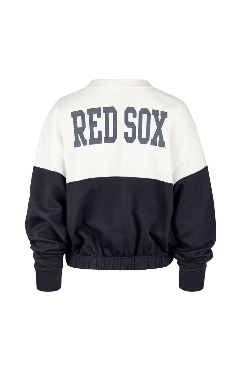 '47 Women's '47 White/Navy Boston Red Sox Take Two Bonita Pullover Sweatshirt, Alternate, color, White