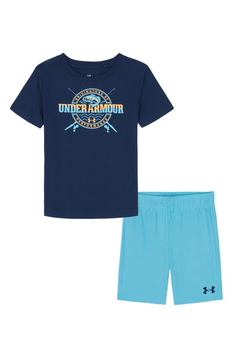 Kids' Coastal Graphic T-Shirt & Shorts Set (Little Kid)