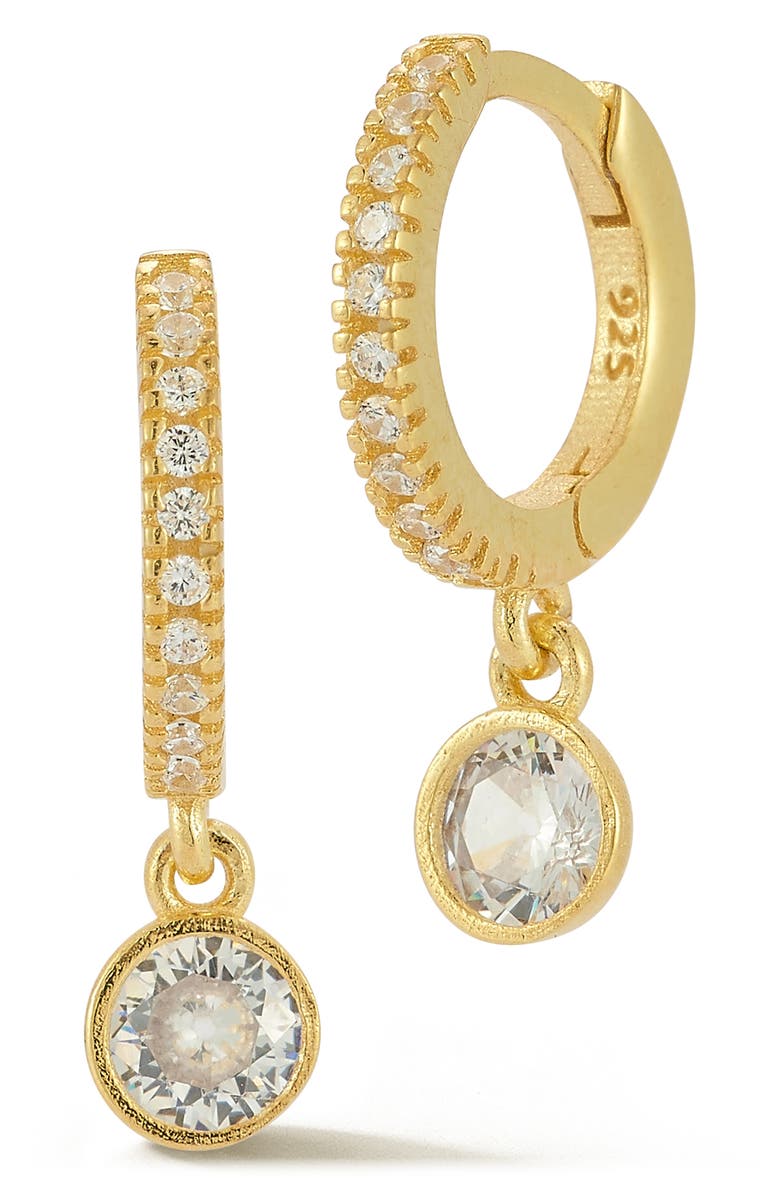 GLAZE JEWELRY Charm Drop Earrings, Main, color, Gold