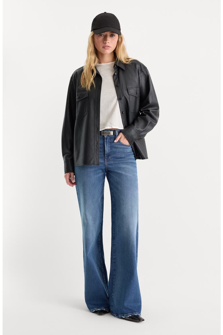 Soft Good Petite Palazzo Wide Leg Jeans, Alternate, color, RIDICULE