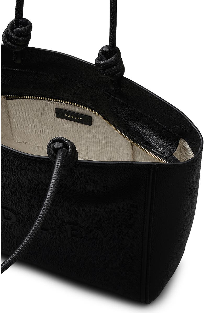 Radley Ridgeway Gardens Large Ziptop Satchel Bag, Alternate, color, Black