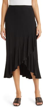 Loveappella Flounce Midi Skirt