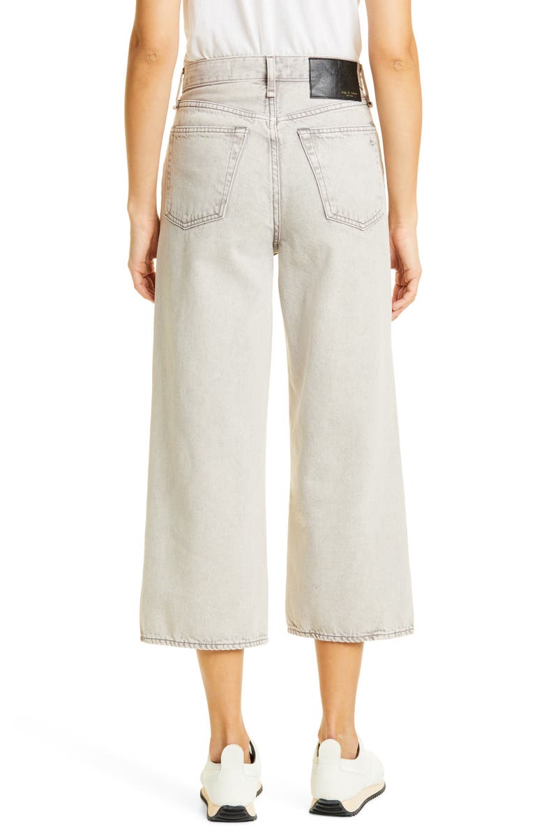 rag & bone/JEAN Maya High Waist Ankle Wide Leg Jeans, Alternate, color,
