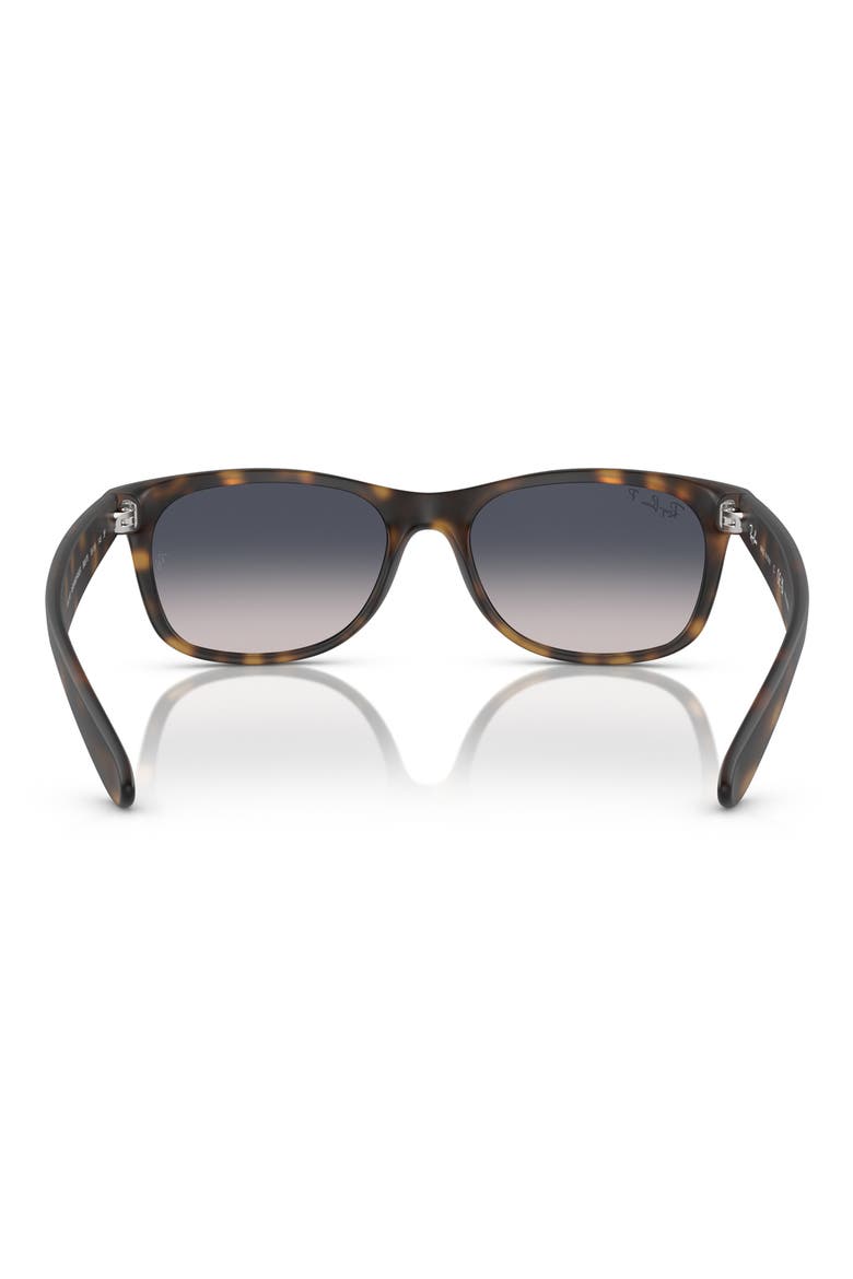 55mm Gradient Polarized Square Sunglasses, Alternate, color, HAVANA