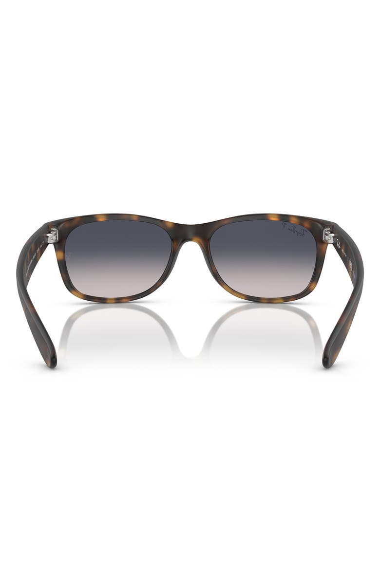 Ray-Ban 55mm Gradient Polarized Square Sunglasses, Alternate, color, Havana