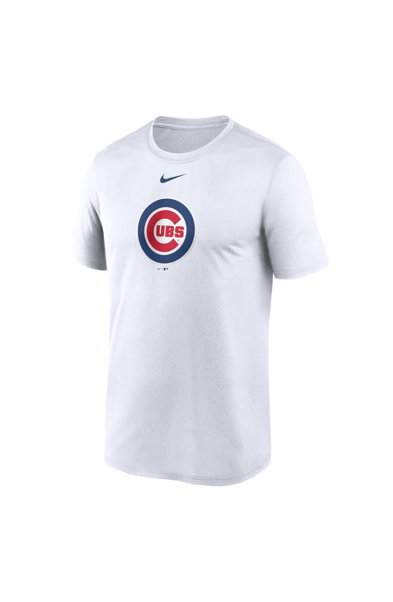 Nike Men's Nike White Chicago Cubs Legend Fuse Large Logo Performance T-Shirt, Alternate, color, White