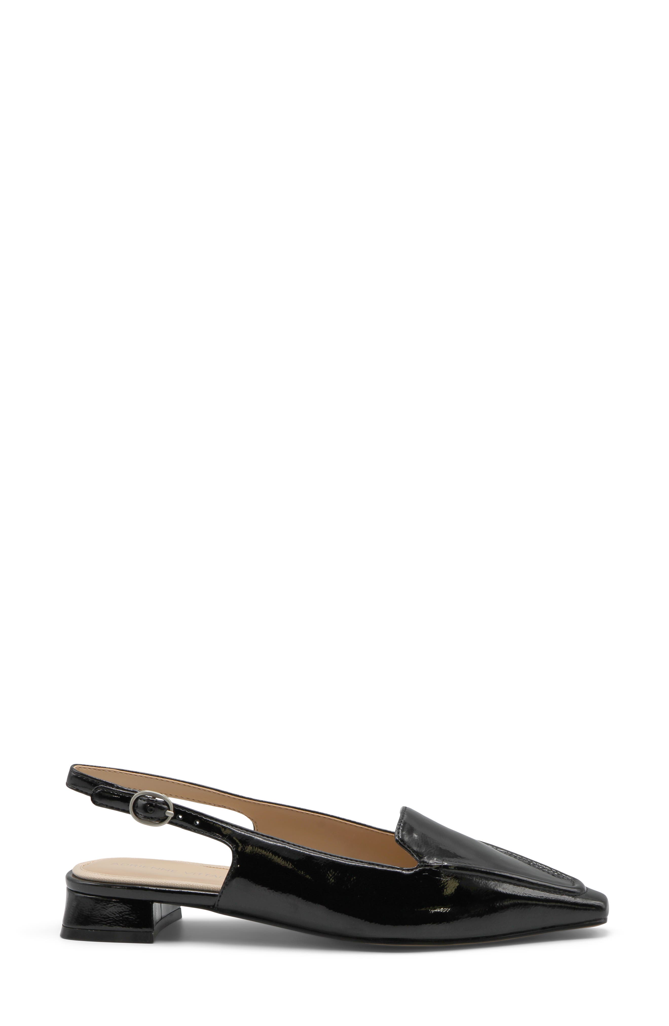 Adrienne Vittadini Rafi Flat, Alternate, color, Black Pat
