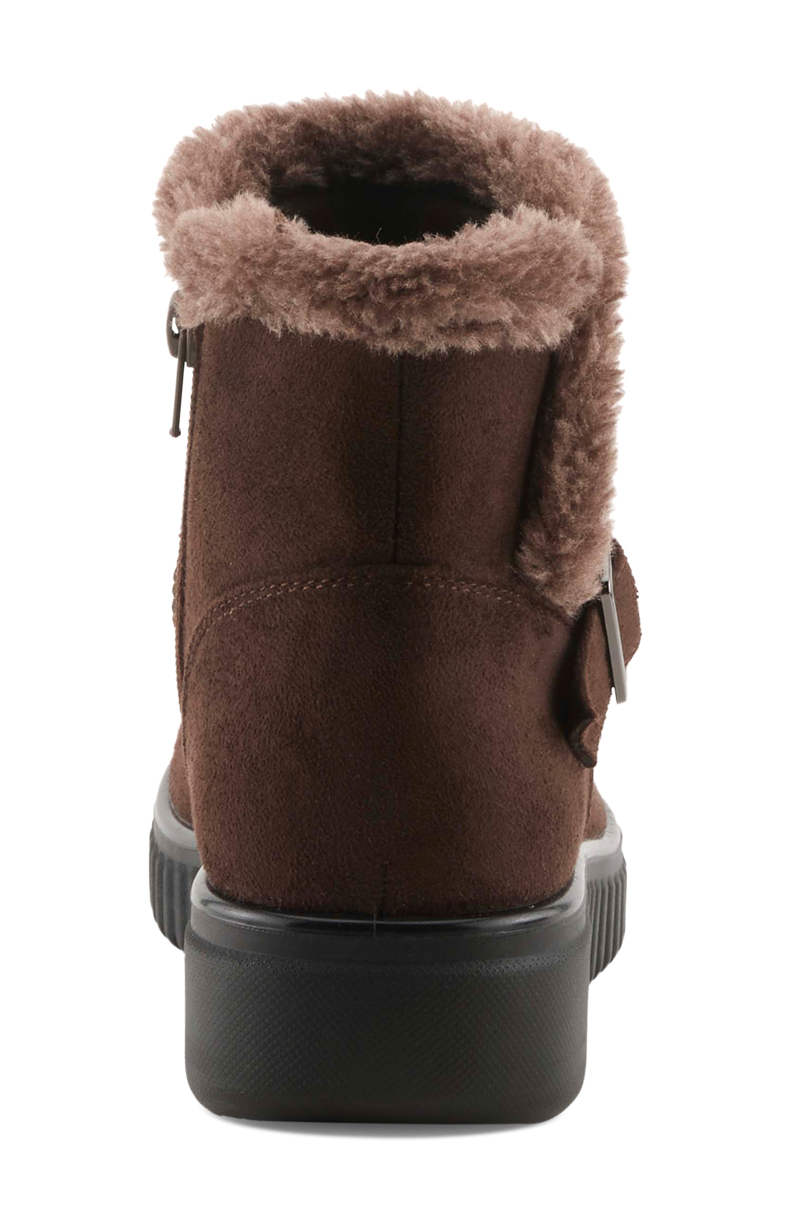 Badisco Faux Fur Bootie, Alternate, color, CHOCOLATE BROWN