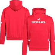 adidas Men's adidas Scarlet Nebraska Huskers Z.N.E. Pullover Hoodie