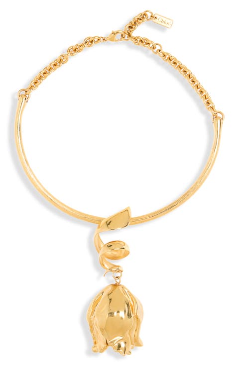 Tulip Torque Necklace