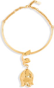Chloé Tulip Torque Necklace