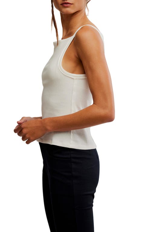 Free People Mia Tank Top In Ivory
