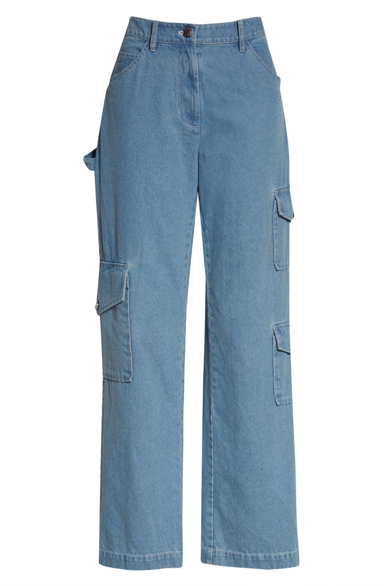 Easton Cargo Jeans, Alternate, color, LIGHT WASH