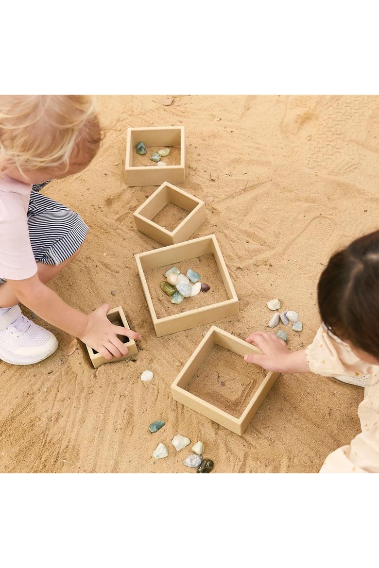 Discovery Squares - Natural - 6 Pieces, Alternate, color, Beige